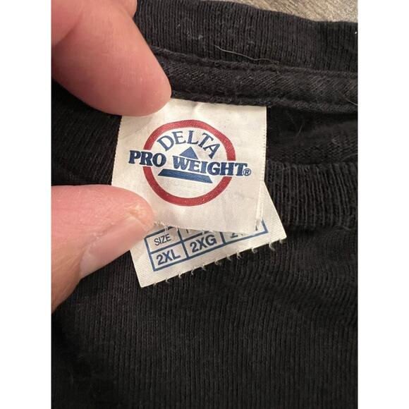 Delta Pro Weight Mens Black Bart Simpson Wutang Tupac Biggie Hip Hop Tshirt XXL - Picture 4 of 9